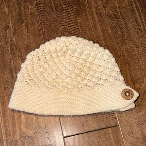 Abercrombie & Fitch Cream Knit Scarf